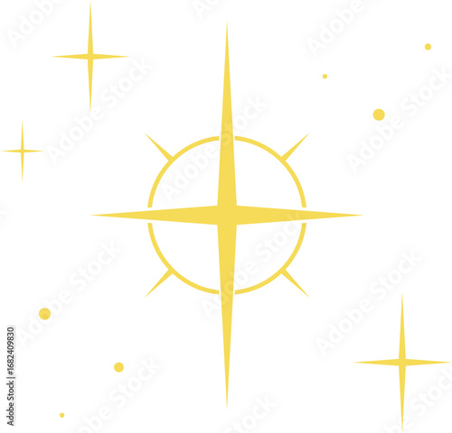simple star illust