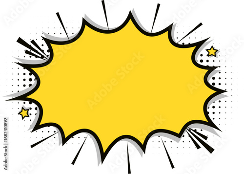 Yellow Comic Explosion, Comic Explosion