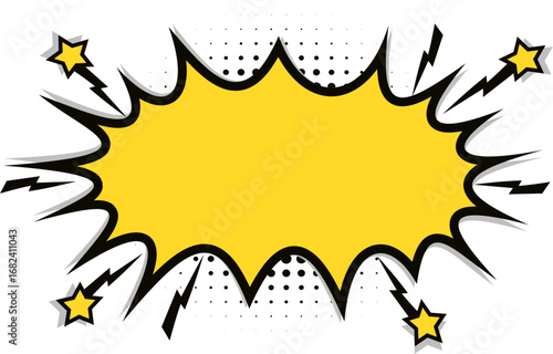 Yellow Comic Explosion, Comic Explosion