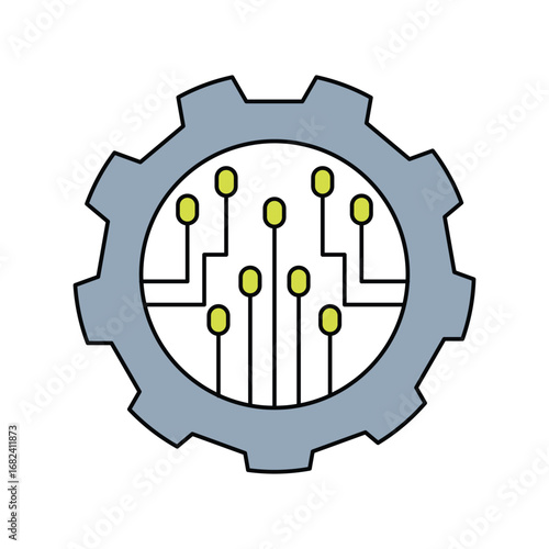 Api  lineal color line icon with white background vector stock illustration