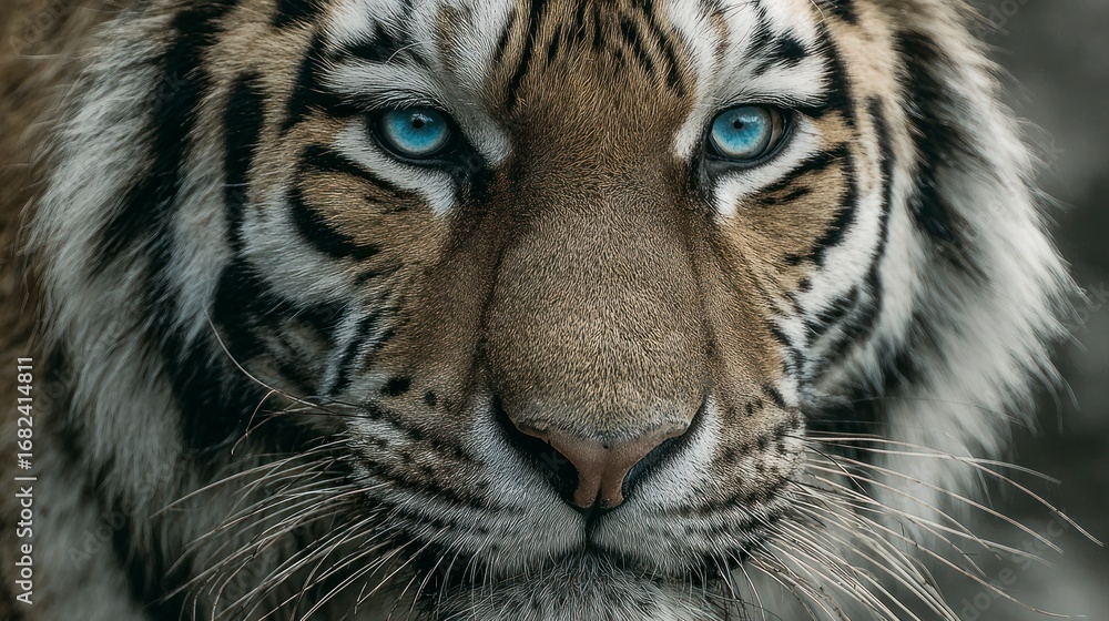 Fototapeta premium Tiger face close up image