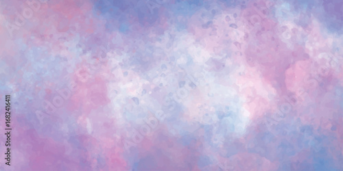 Abstract pink and purple watercolor texture grunge wallpaper design with a vintage aged paper background. hand drawn painting, Color powder exploding canvas element. watercolor digital art painting.