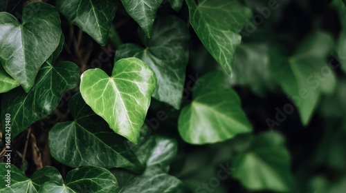 Wallpaper Mural Lush Green Ivy Leaves Close Up Torontodigital.ca