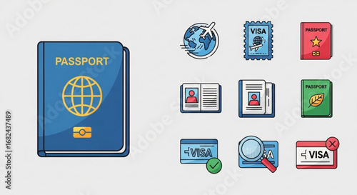 Passport travel document visa application international travel identification citizenship identity document