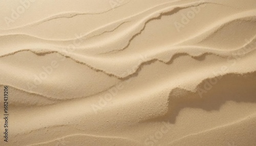 Beautiful desert landscape featuring smooth sand dunes natural textures scenic outdoor view minimal design and earthy tones perfect for travel and nature themes