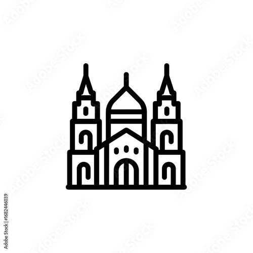 Wallpaper Mural Gothic Church Building Cathedral Icon Torontodigital.ca