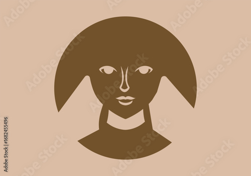 Vector illustration of Athena Logo Design