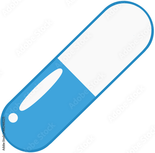 vector illustration of a pill