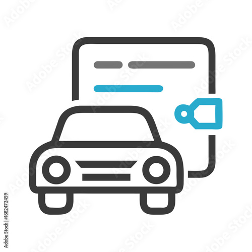 Car rental agreement document contract