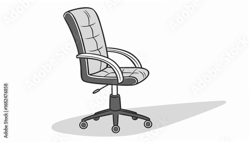 Modern office chair with padded seat and back executive chair desk chair