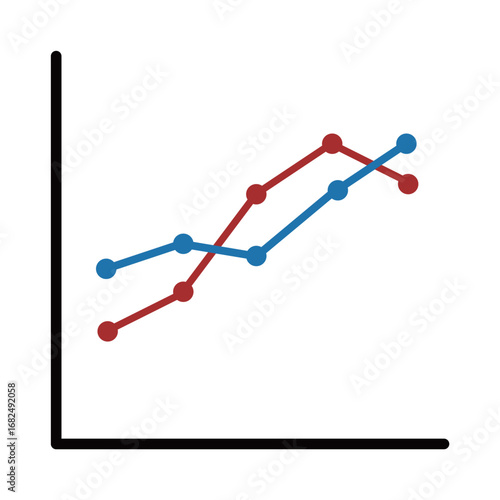 複数の折れ線グラフ