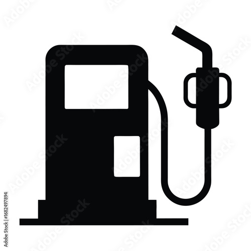 Fuel Pump Station Icon – Gas and Energy Vector