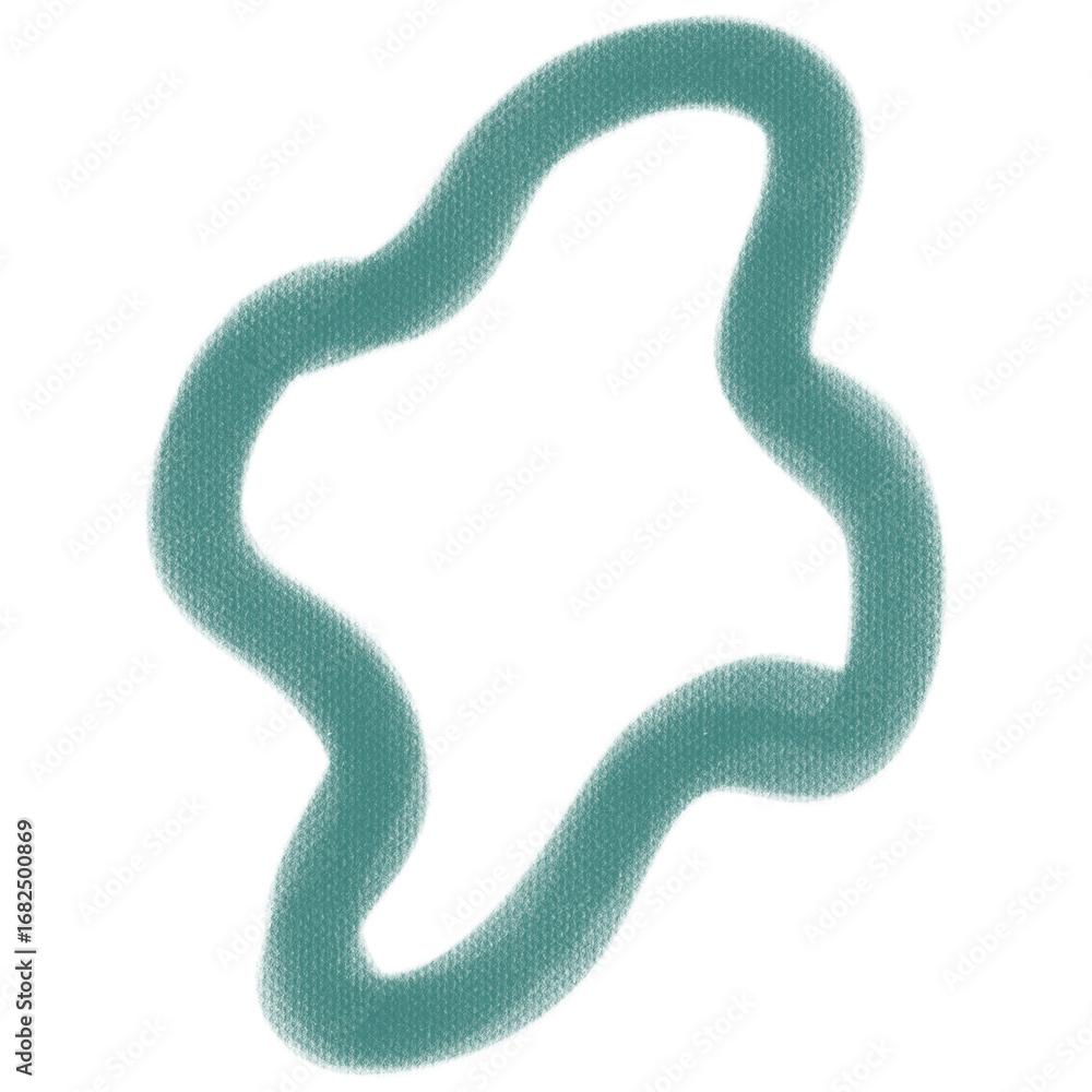 Fototapeta premium green abstract line art