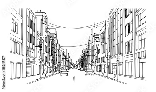 Meiji Dori,Tokyo, Japan - Major thoroughfare with fashion and transport