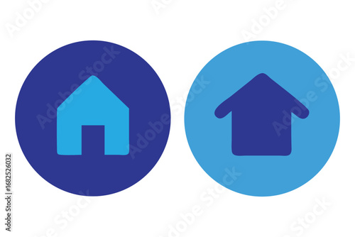 Bold Outline House Icon Vector
