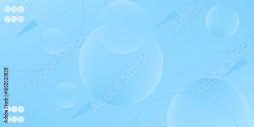 Abstract geometric background gradient soft light blue bokeh for Graphic Business background hitech technology digital design illustration web template background backdrop desktop wallpaper bubbles