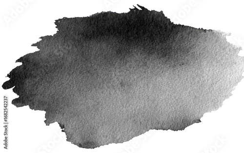 Abstract grayscale watercolor blot (1)