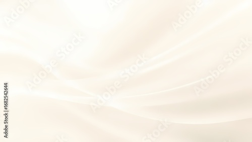 柔らかなベージュの光沢が魅力の抽象的曲線