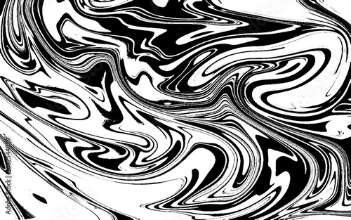 Monocolor alcohol ink marbling raster background. Liquid waves and stains minimalistic illustration.