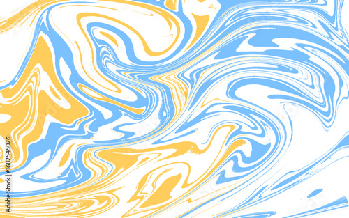 Beautiful abstract painting techniques drawing Ebru .Turkish style of acrylic paints. Vector art