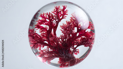 astaxanthin extract and bubble	
