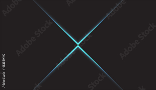 Elegant black background featuring intersecting turquoise lines that converge at the center, creating a sleek, modern, and minimalist design with a subtle glowing effect and linear precision