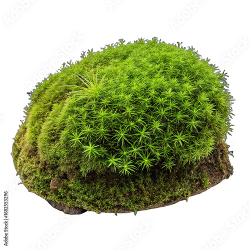 Moss on a transparent isolated background png image featuring green moss texture and natural elements close-up png botanical illustration png nature-inspired design png plant detail png transparent