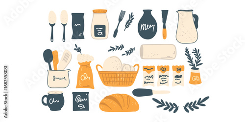 kitchen tools and ingredients