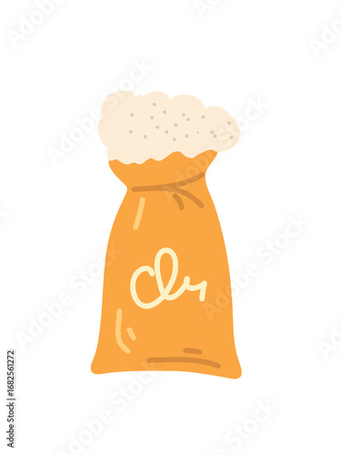 popcorn bag illustration
