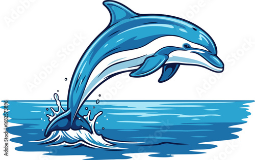 oceanic dolphins leap of joy a splash of freedom and grace, isolated on transparent background