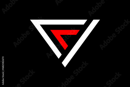 Free Download WA Initial Logo – Red and Black Swoosh Vector Design for Business Branding on White Background - GFXLoad