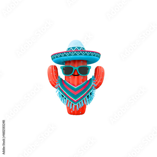 A mask with a hat and sunglasses on it - Transparent Background