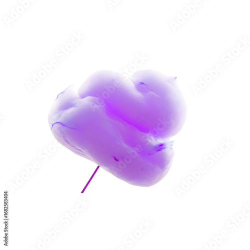 A purple flower on a black background - Transparent Background