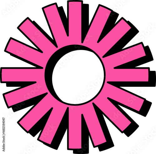 Neobrutalism Abstract Shape