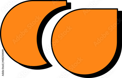 Neobrutalism Abstract Shape