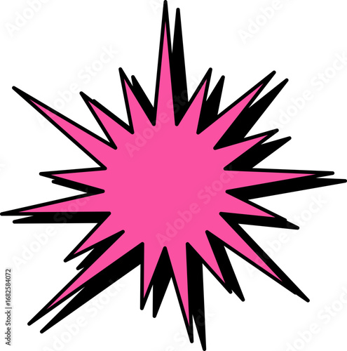 Neobrutalism Abstract Shape