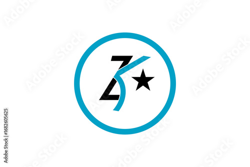 Free Download ZK Aquatic Company Logo – Vector Design for Water Brand, Marine Business, Ocean Identity & Services - GFXLoad