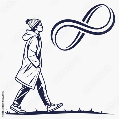 Infinite Possibilities Walking Towards Limitless Future