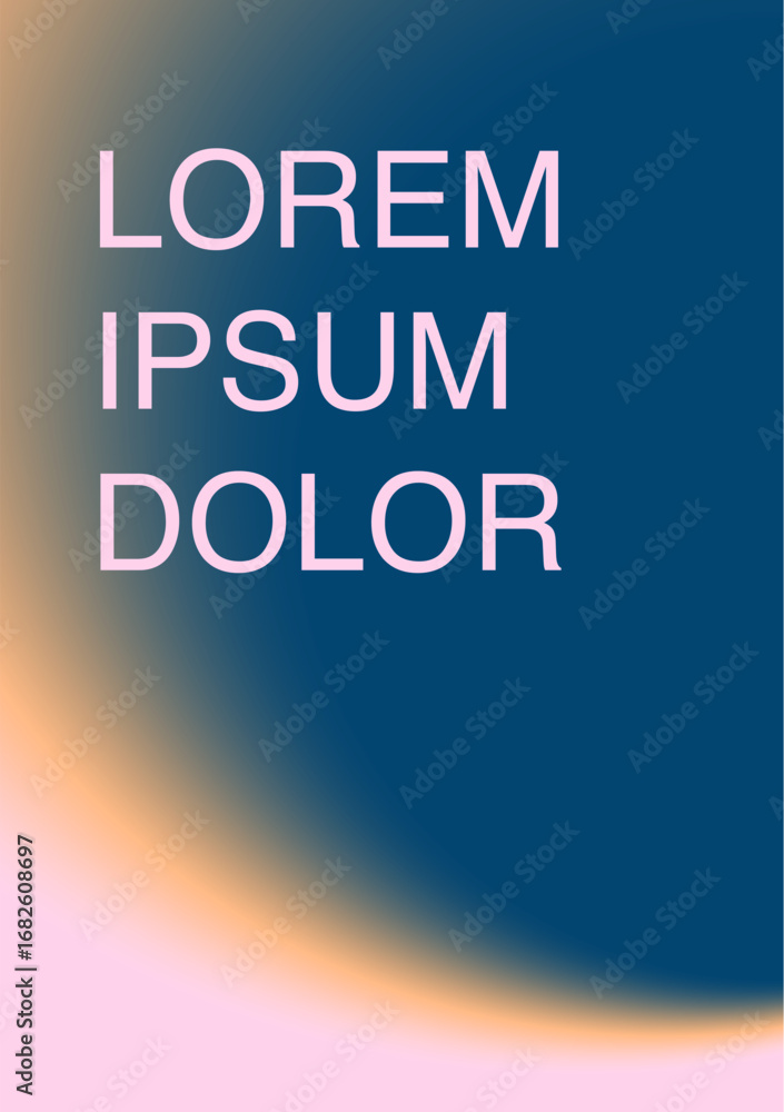 Fototapeta premium abstract cover background design. blue gradient poster
