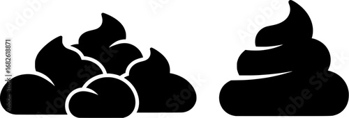 Dog poo funny shape 