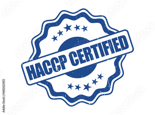 HACCP Certified Rubber Stamp Seal with a Decorative Border