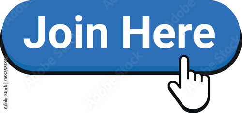 Join here button vector graphic download for website ui ux design and call to action use case design
