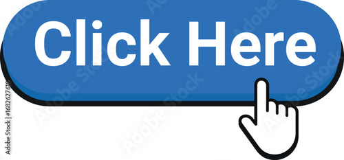 Click here button vector graphic download for website ui ux design and call to action use case design

