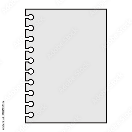 シンプルなメモ用紙のイラスト