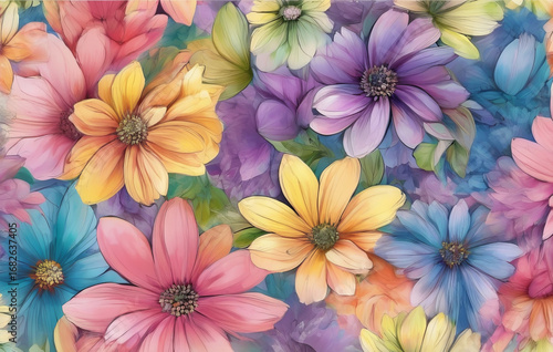 Beautiful close up floral composition with autumn colors a colorful bouquet showcasing orange and red flowers Flower shop and florists design idea