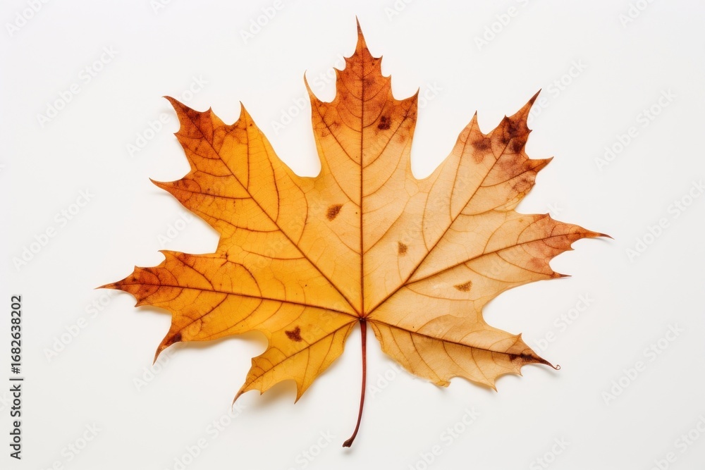 Fototapeta premium Real Pressed a Autumn leafs autumn maple plant.