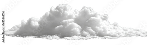 A large, fluffy cumulus cloud