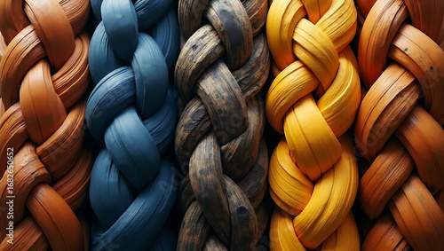 Natural Wood Strands in Color Harmony