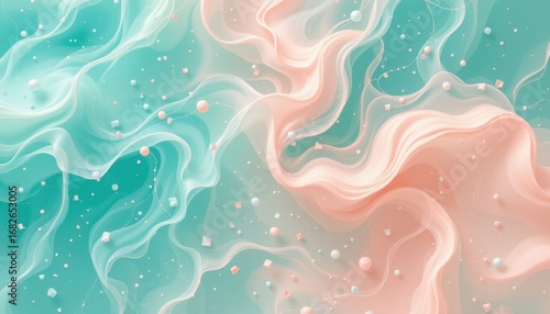 mint ocean mist theme with fresh mint with ocean teal, seamless pastel aqua cloud wash, powdery aqua light flecks, angled pastel mint fade, airy and refreshing