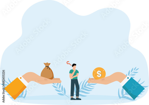 Investing in skilled football players for business success concept, 

